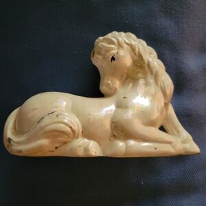 Charming Cream Horse Brooch